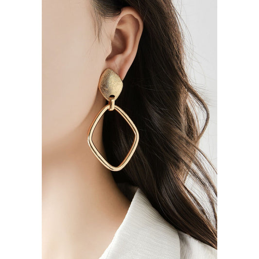 Boucles clips Losange or BELLE MISS