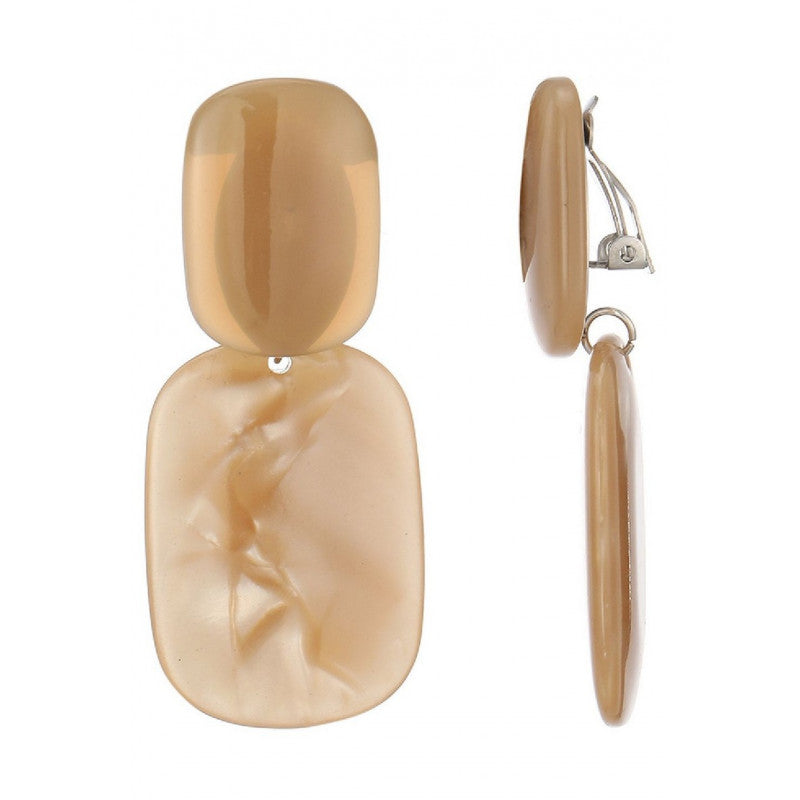 Boucles clips Ntombi grège BELLE MISS