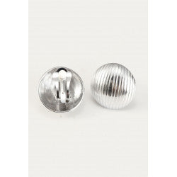 Boucles clips Yonina argent B MISS