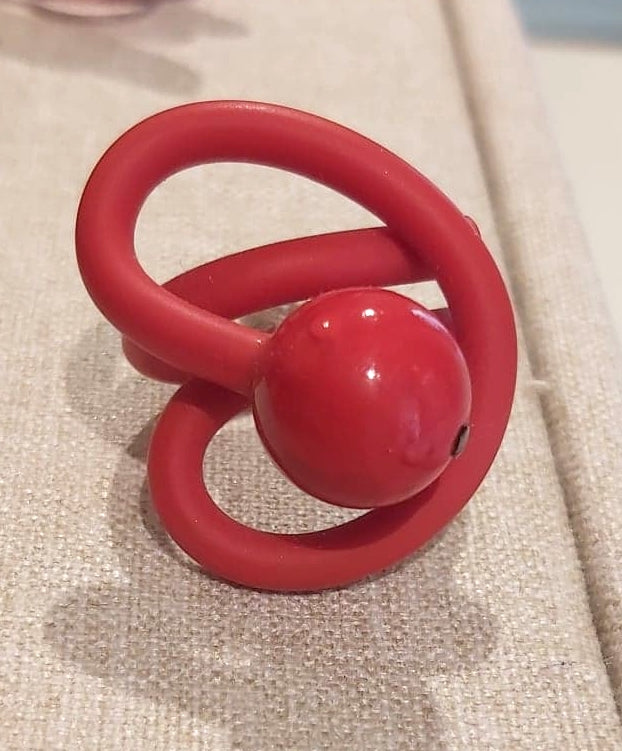Bague Arteum rouge SAMUEL CORAUX