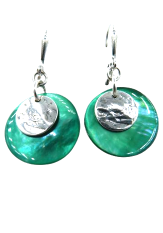 Boucles percées Dormeuse bleu lagon LA PETITE SARDINE