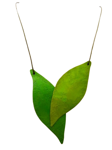 Collier Feuilles vert OANA MILLET