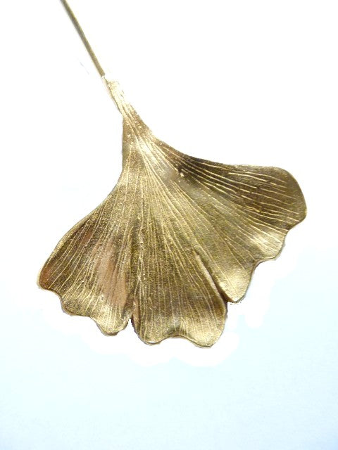 Collier Ginkgo 09 or IL ETAIT UNE FOIS